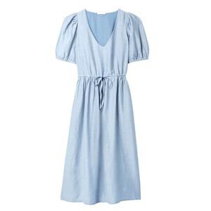 New with tag.  Skin Raina midi dress.  Size Medium.  Cotton and silk blend